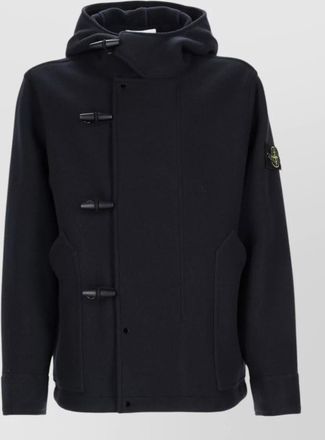 Stone Island cashmere wool duffle coat