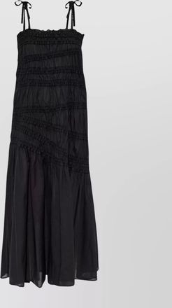 Tory Burch cotton long dress adjustable straps