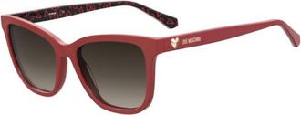 Love Moschino MOL078/S 0HZ/HA Womens Sunglasses Red Size 54