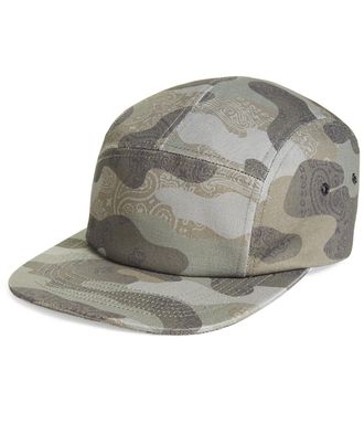 Sun + Stone Mens Paisley Camo Panel Hat