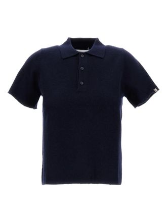 Extreme Cashmere short-sleeve polo shirt - Blue