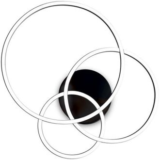 Ideal Lux Aplique Led Decorativo Integrado Led Negro, 3000k