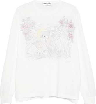 Our Legacy Cruise Long-sleeve Printed T-shirt