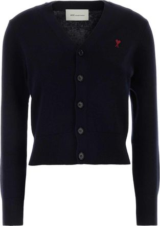 Ami Ami Midnight Blue Wool Cardigan