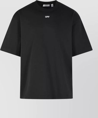 Off-white cotton t-shirt