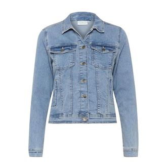 Kaffe Chaqueta Vaquera Lavada Azul Claro - Jackets - Mujer - Azul - 3XL
