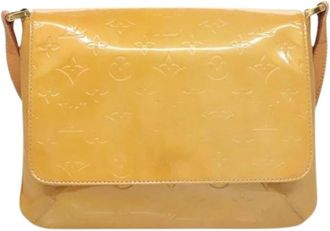 Louis Vuitton Pre-owned Cross Body Bags, female, Yellow, Size: ONE SIZE Pre-owned Canvas Cross Body Bag
