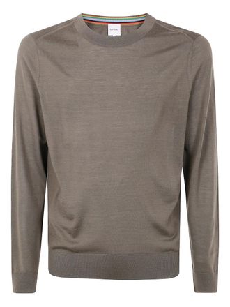 Paul Smith crew-neck wool jumper - men - Merino - S - Neutrals