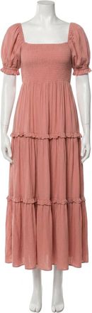 Z Supply Eliora Maxi Dress In Terracotta Clay