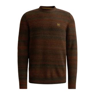 PME Legend Ronde hals gebreid - Heren - Truien - Bruin - Maat: XL