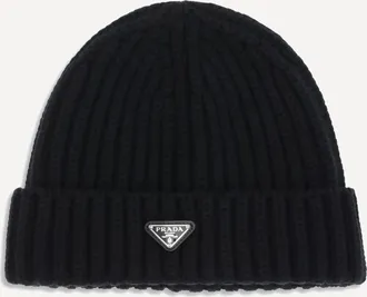 Prada Virgin wool Beanie Hat Male L