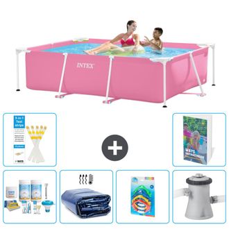 Intex Piscina Con Estructura Rectangular - 220x150x60 Cm - 7-piezas S108