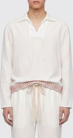 Commas Camicia in misto lino
