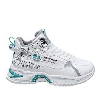 Generic Mens Warm Winter Shoes, Fur Lined Outdoor Sport Shoe Fashion High Top Walking Sneakers Lightweight Casual Athletic Footwear Comfortable Non-Slip Joggi