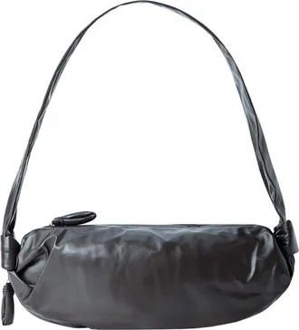 Christophe Lemaire Tassen, Dames, Bruin, ONE Size, Katoen, Medium Soft Croissant Bag