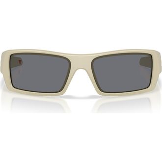 Oakley 60mm Gascan Rectangle Sunglasses in Matte Sand /Grey at Nordstrom