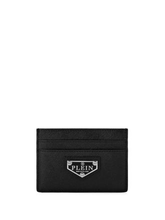 Philipp Plein leather card holder - Black
