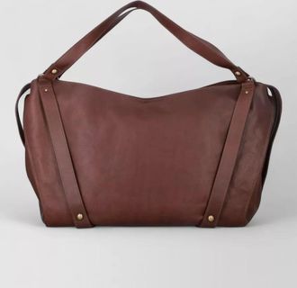 Diesel large leather shoulder bag