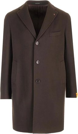 Tagliatore Hombre, Abrigos, Marr&oacute;n, Talla: L
