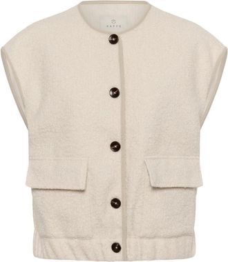 Kaffe Gilet - Dames - Bodywarmers - Beige - L - Jassen