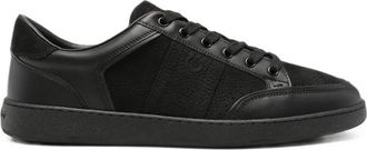 Ferragamo Black Lace Up Sneakers