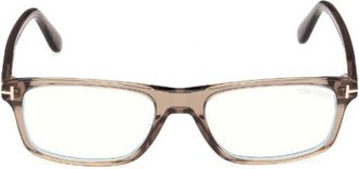 Tom Ford Blue Light Block Pilot Mens Eyeglasses FT6119-B 048 53