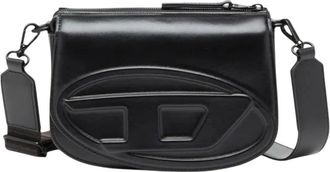 Diesel 1DR Camera Bag - Dames - Schoudertassen - Zwart - ONE Size - Leer - Tassen