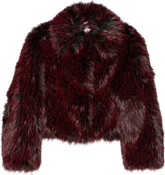 Diane Von F&uuml;rstenberg Kaz Faux-fur Cropped Jacket