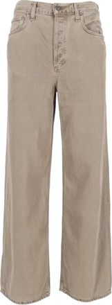 A Gold E Low Slung Baggy - Dames - Loose Fit Jeans - Bruin - W27 - Jeans