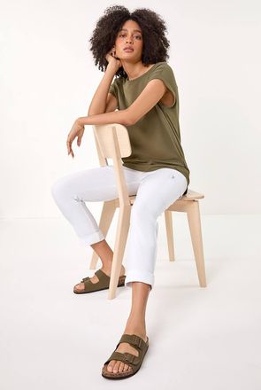 Roman Turn Up Stretch Cargo Trousers