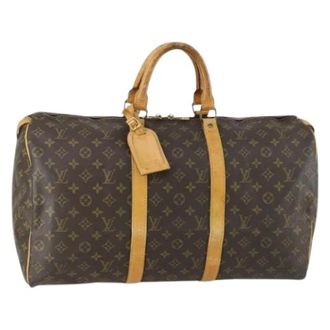 Louis Vuitton Pre-owned Weekend Bags, female, Brown, Size: ONE SIZE Pre-owned Boston Bag