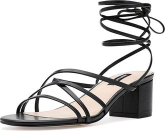 Nine West Aloud Womens Sandals Black : 5.5 M, Faux Leather