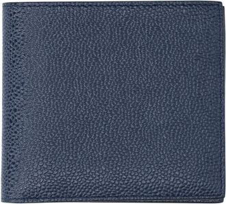 Thom Browne Blue Textured Leather Bifold Wallet