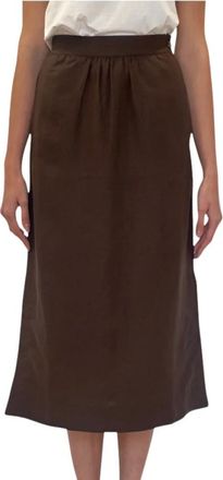 Colmar Midi Rok - Dames - Midirokken - Bruin - L - Rokken