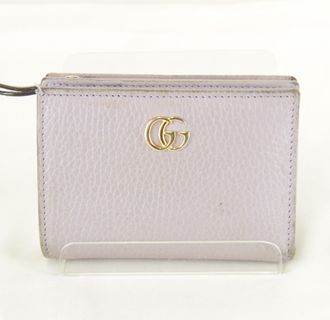 Gucci Purple Leather Wallet (Bi-Fold) (Pre-Owned)