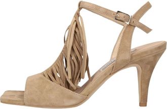Stefano Lauran Dames, Schoenen, Beige, Maat: 38 EU Linnen