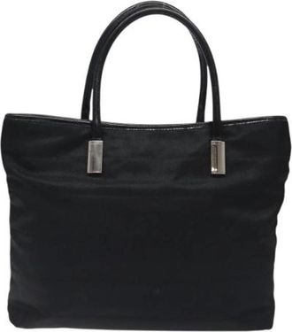 Gucci Pre-owned Nylon gucci-bags - Dames - Vintage Shopper - Zwart - ONE Size - Nylon - Vintage