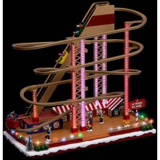 F&eacute;&eacute;ric Lights & Christmas F&eacute;&eacute;ric Lights And Christmas - Montagne russe musicali villaggio di natale 25 led + trasformatore - Feeric lights & christmas