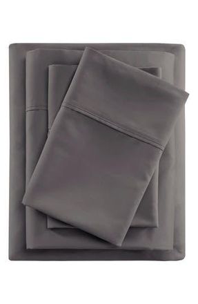 Beautyrest 600 Thread Count Cooling Cotton Rich Sheet Set in Charcoal at Nordstrom Rack, Size California King
