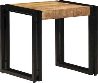 vidaXL Vidaxl - Mesa De Caf&eacute; Marr&oacute;n 40 X 40 X 38 Cm Madera Maciza De Mango