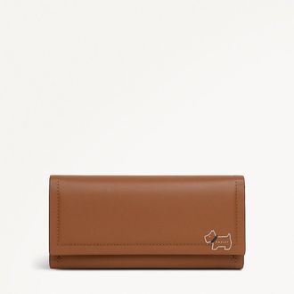 Radley London Toffee Large Flapover Wallet Heritage Lane AW25 Radley London