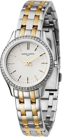 Pierre Cardin Watches, female, Gray, Size: ONE SIZE Stainless Steel Dress Watch