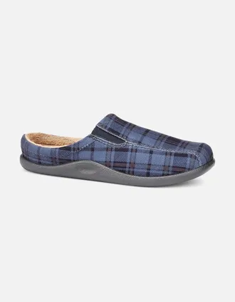 Hotter Mens Slide Mens Slippers - Navy - Size: 11