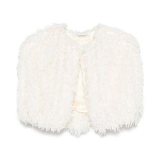 Philosophy di Lorenzo Serafini Vests, female, Beige, Size: 2XS Fringed Gilet