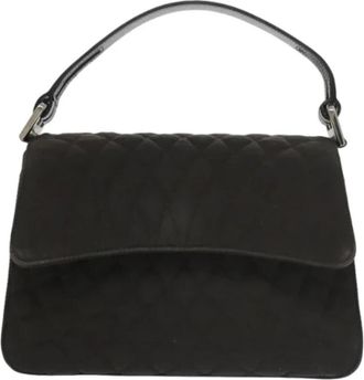 Bally Pre-owned Nylon handbags - Dames - Vintage Handtas - Bruin - ONE Size - Nylon - Vintage