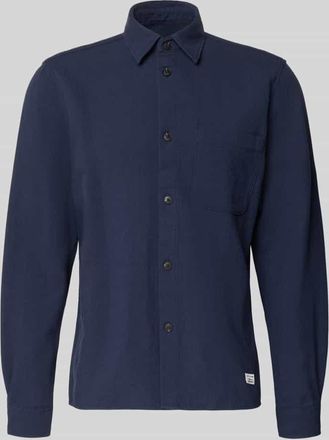 Marc O'Polo Denim Marc OPolo Denim Regular Fit Freizeithemd aus reiner Baumwolle in Marine, Gr&ouml;&szlig;e XL