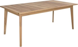 Rendez-Vous D&eacute;co Mesa de jard&iacute;n extensible de teca maciza 186/245 cm