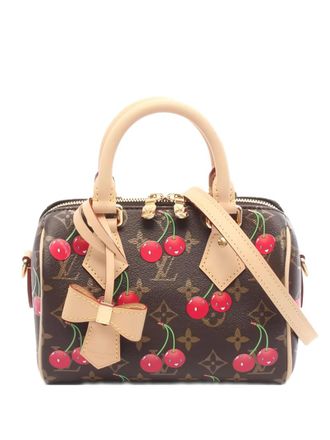 Louis Vuitton 2020s x Takashi Murakami Speedy handtas - Bruin