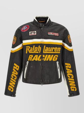 Polo Ralph Lauren leather biker jacket