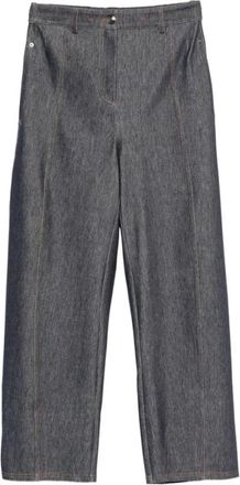 Max Mara Mmlbevanda - Dames - Loose Fit Jeans - Blauw - XS - Katoen - Jeans